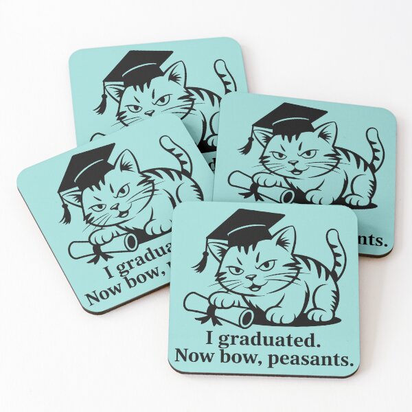 Item preview, Snarky Cat Graduation Humor designed and sold by theartfulaspie.