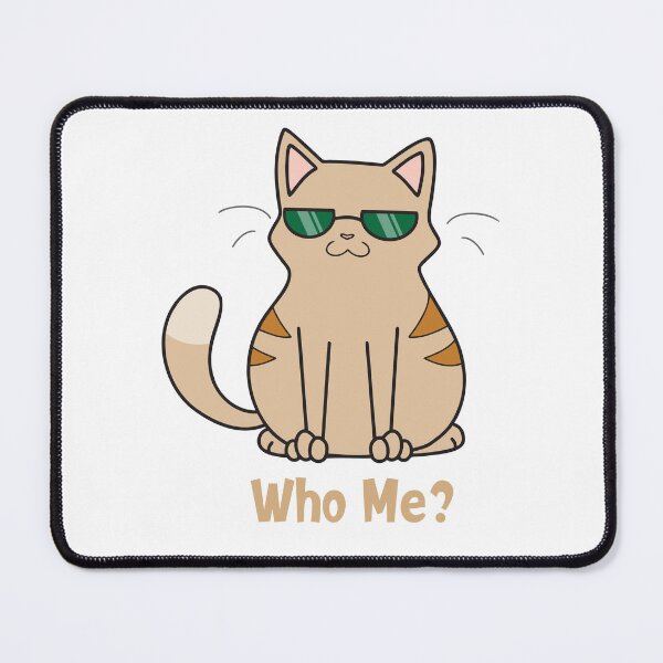 Item preview, Innocent Cool Cat – “Who Me?” Orange Tabby Funny Cartoon Tee designed and sold by Spaabus.