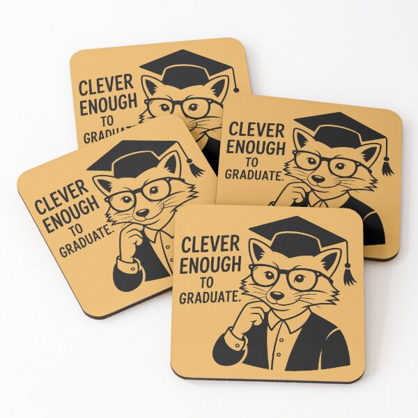 Item preview, Clever Fox Graduation Professor Vibe designed and sold by theartfulaspie.