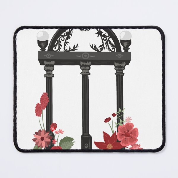 Item preview, UGA Arch Flowers designed and sold by annawaldenn.