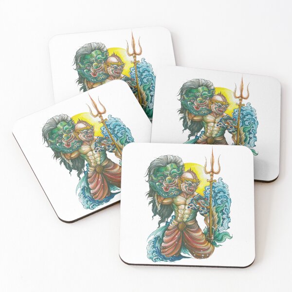 Item preview, Hanuman Spirit Guardian – Hand-Drawn Thai Mythical Sea Warrior Illustration designed and sold by JoynestStudioCo.