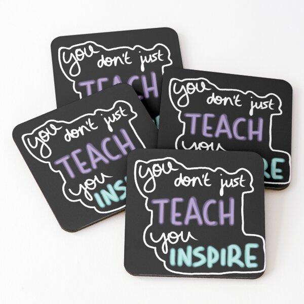 Item preview, Teach to inspire designed and sold by thePaintedHook.