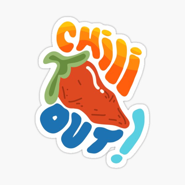 Item preview, Chili out! | cute print, sticker, Chili Pepper designed and sold by Heycherryb.