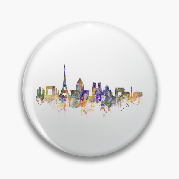 Item preview, Colorful Paris Skyline designed and sold by caracatita75.