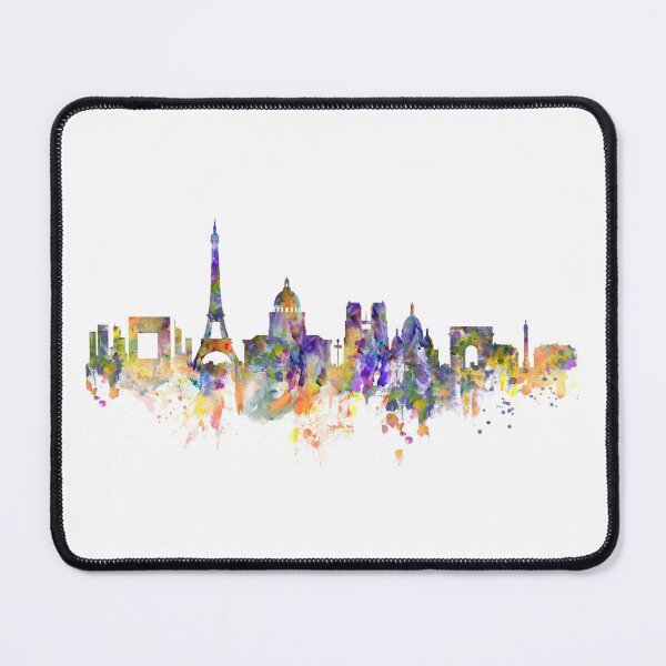 Item preview, Colorful Paris Skyline designed and sold by caracatita75.