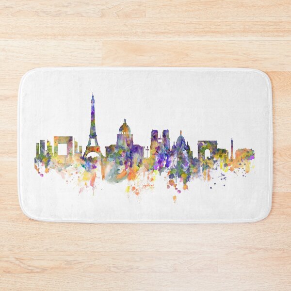 Item preview, Colorful Paris Skyline designed and sold by caracatita75.