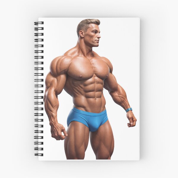 Item preview, Ultra Muscular Bodybuilder Sticker – Bold Fitness Art #111 designed and sold by ForeverPrintsOK.