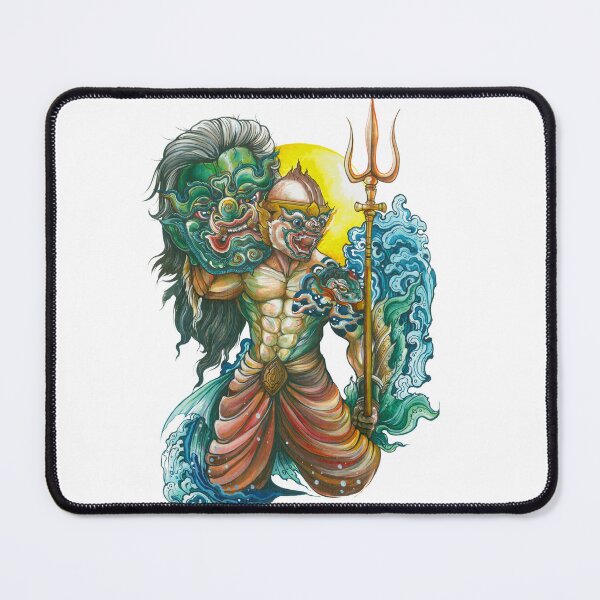 Item preview, Hanuman Spirit Guardian – Hand-Drawn Thai Mythical Sea Warrior Illustration designed and sold by JoynestStudioCo.