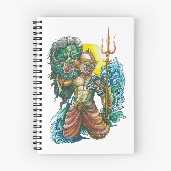 Item preview, Hanuman Spirit Guardian – Hand-Drawn Thai Mythical Sea Warrior Illustration designed and sold by JoynestStudioCo.