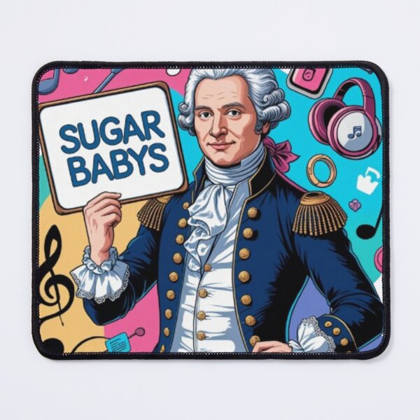 Item preview, Sugar Baby Bach , Italian Classical Music Meme | Funny Historical Mashup designed and sold by TulipsArtDesigns .