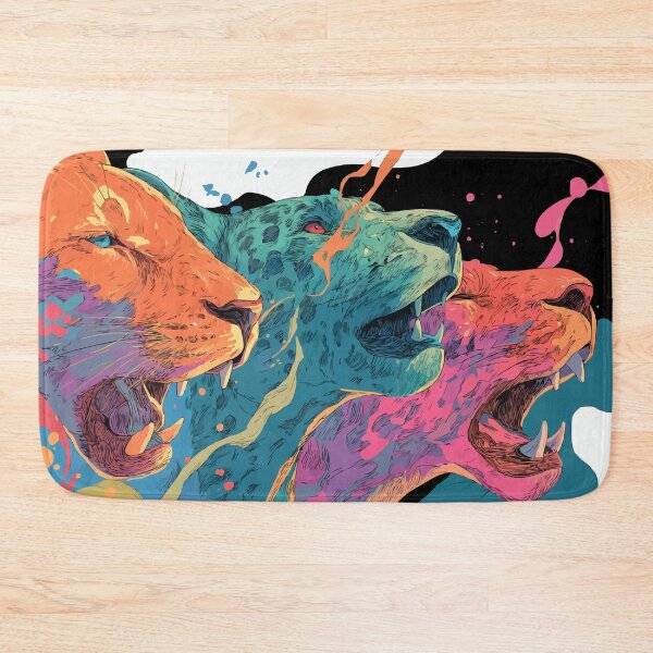 Item preview, Colorful Lion Queens & Cheetah designed and sold by Frostlyn.