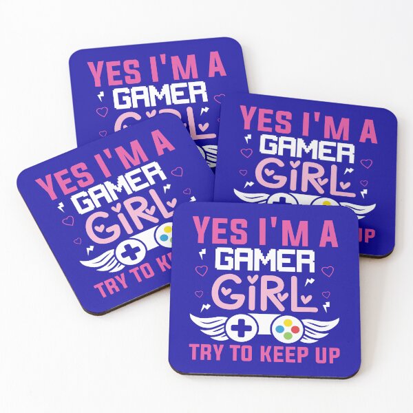 Item preview, gamer girl, gamer, gaming, funny, try to keep up, video games, yes im a gamer girl, yes im a gamer girl try to keep up  designed and sold by happinesproject.
