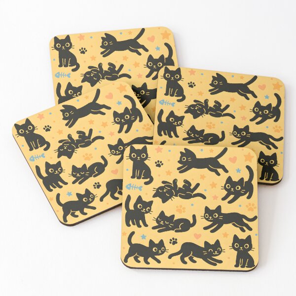 Item preview, Playful Black Cats designed and sold by aweartome.