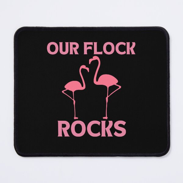 Item preview, Our Flock Rocks Pink Flamingo Lover Pink Flamingo Family Summer Vacation Group designed and sold by macciodesigns.