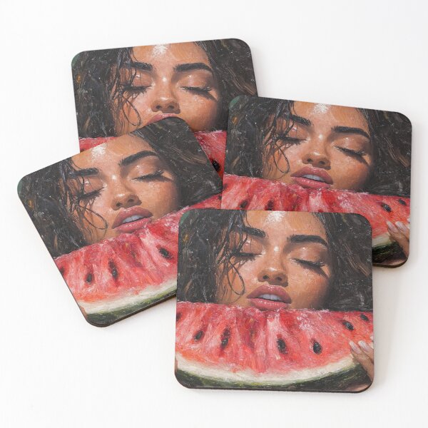 Item preview, Summer Lust with Watermelon by Elin Norrgård designed and sold by VelvetEchoArt.