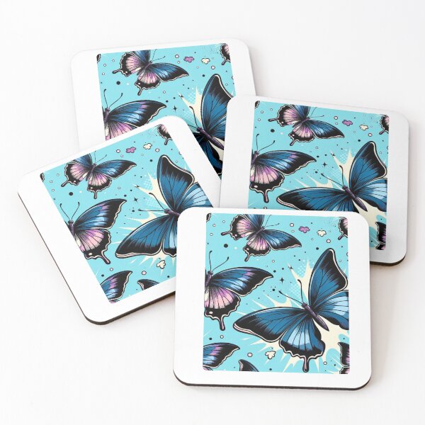 Item preview, Beautiful Comic Butterflies – AI Artwork Colorful Butterfly Collection for Animal Lovers, Nature Fans, and Bold Styles designed and sold by knalpot-design.