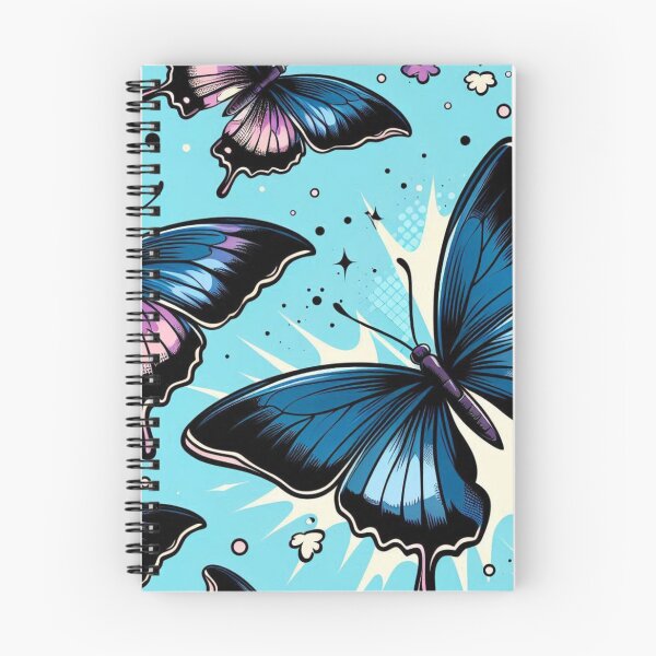 Item preview, Beautiful Comic Butterflies – AI Artwork Colorful Butterfly Collection for Animal Lovers, Nature Fans, and Bold Styles designed and sold by knalpot-design.