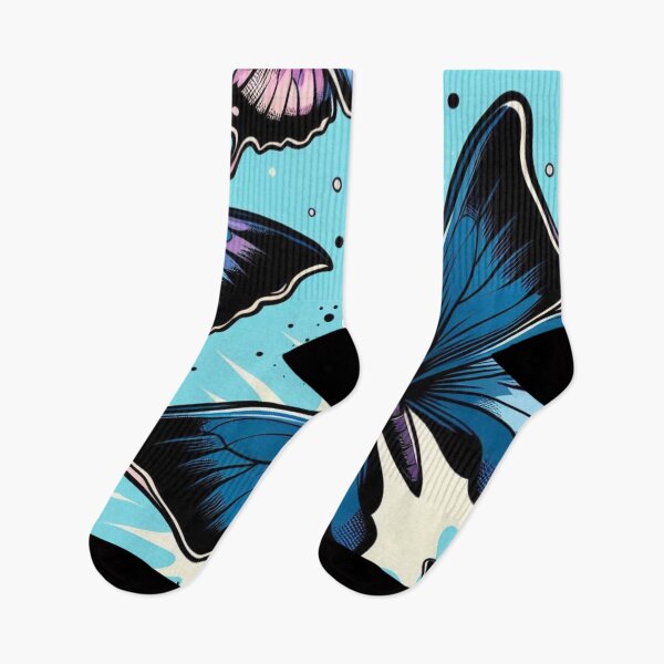 Item preview, Beautiful Comic Butterflies – AI Artwork Colorful Butterfly Collection for Animal Lovers, Nature Fans, and Bold Styles designed and sold by knalpot-design.