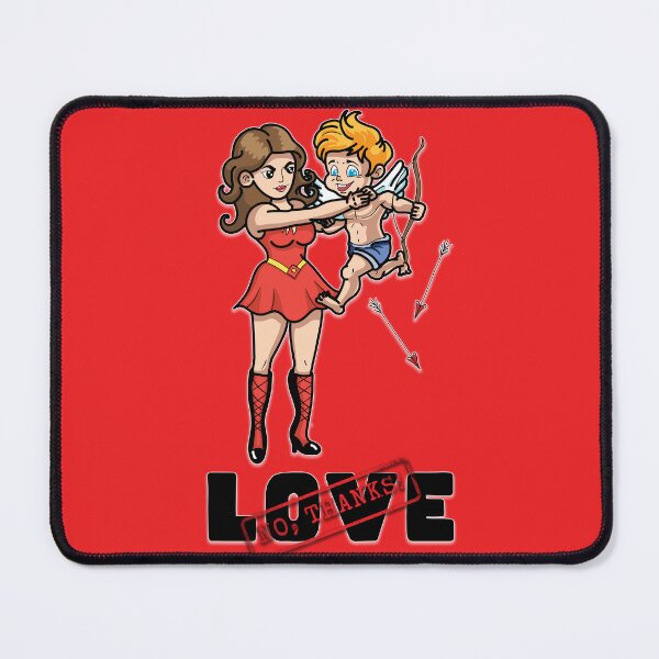 Item preview, Anti-Valentine's Day design with a woman strangling Cupid designed and sold by HarridanCreates.