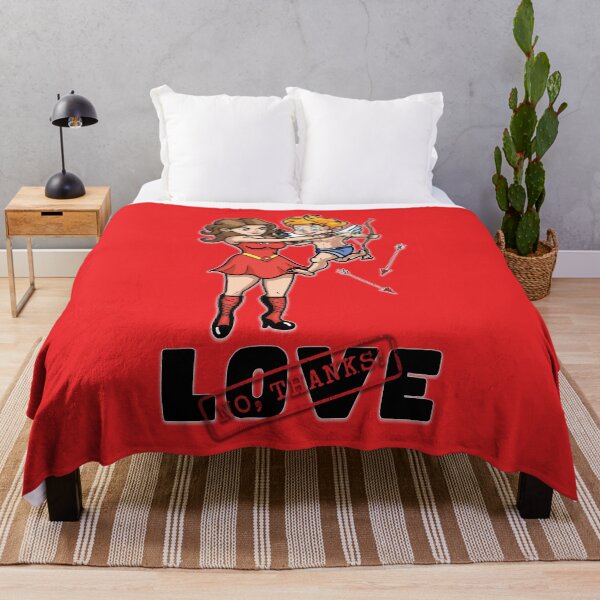 Item preview, Anti-Valentine's Day design with a woman strangling Cupid designed and sold by HarridanCreates.