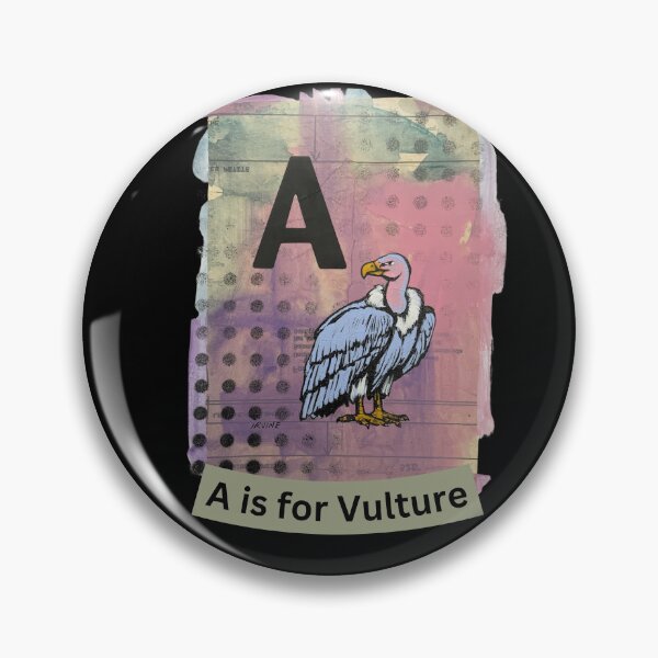 Item preview, Alphabet Flashcard - A is for Vulture designed and sold by David Irvine.