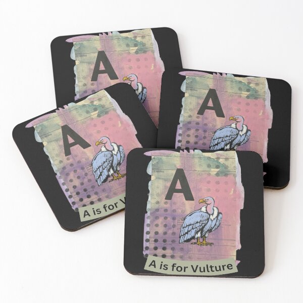 Item preview, Alphabet Flashcard - A is for Vulture designed and sold by David Irvine.