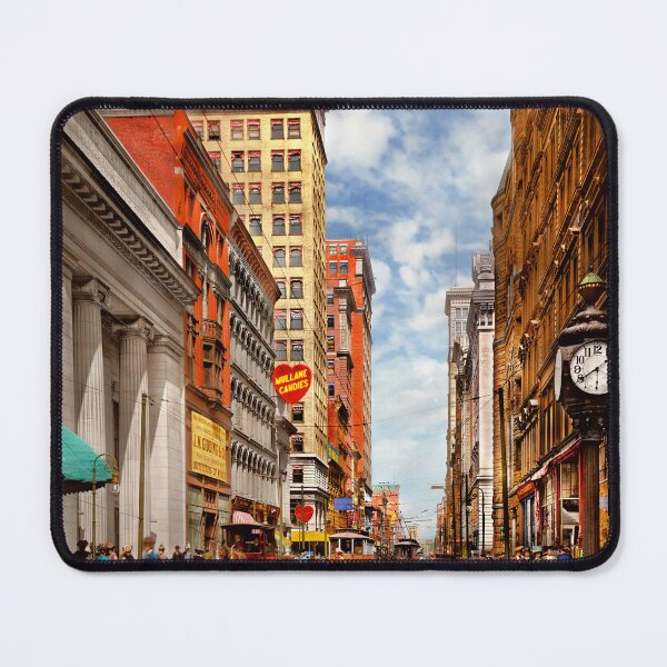 Item preview, City - Cincinnati, OH - Heart of Cincinnati's financial district 1906 designed and sold by Mike Savad Photography.