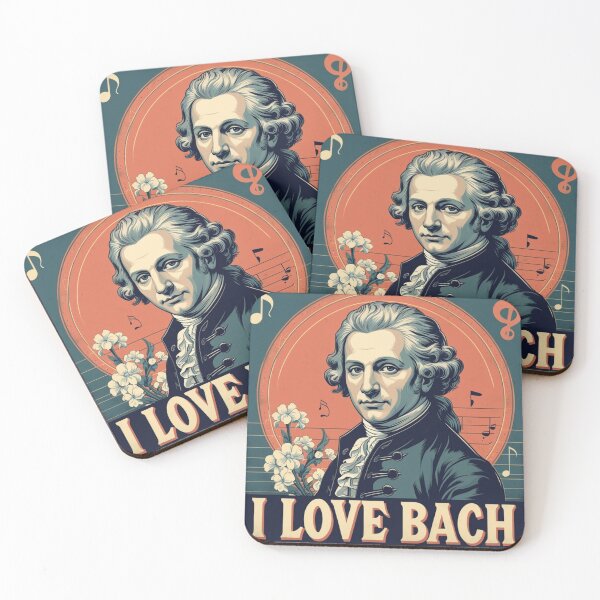 Item preview, I Love Bach | Classical Music Lover Gift designed and sold by TulipsArtDesigns .