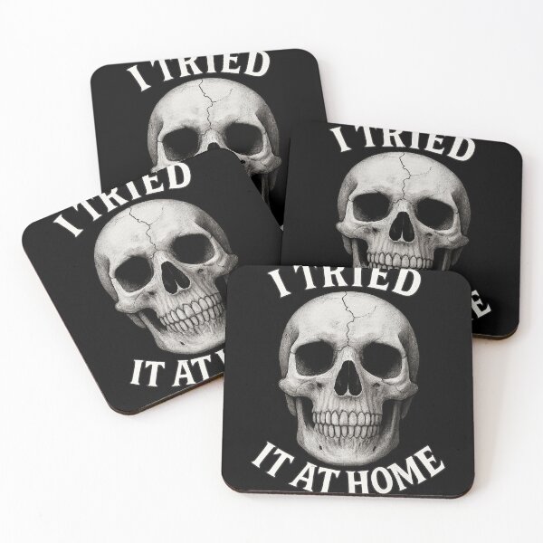 Item preview, I TRIED IT AT HOME Skull  designed and sold by FuntasticMatt.