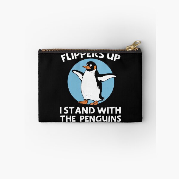 Item preview, Funny Penguin Flippers Up I Stand With The Penguins designed and sold by khallidaart.