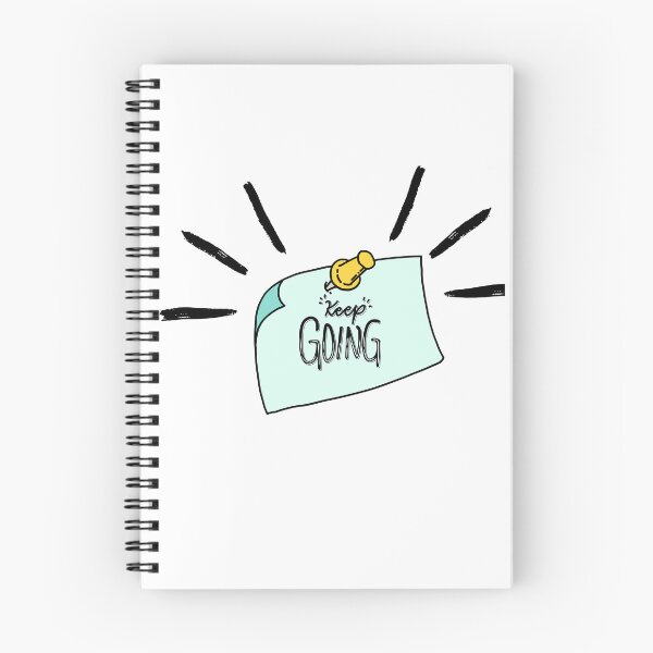 Item preview, Keep Going-sticky note designed and sold by vibrantvibes-co.