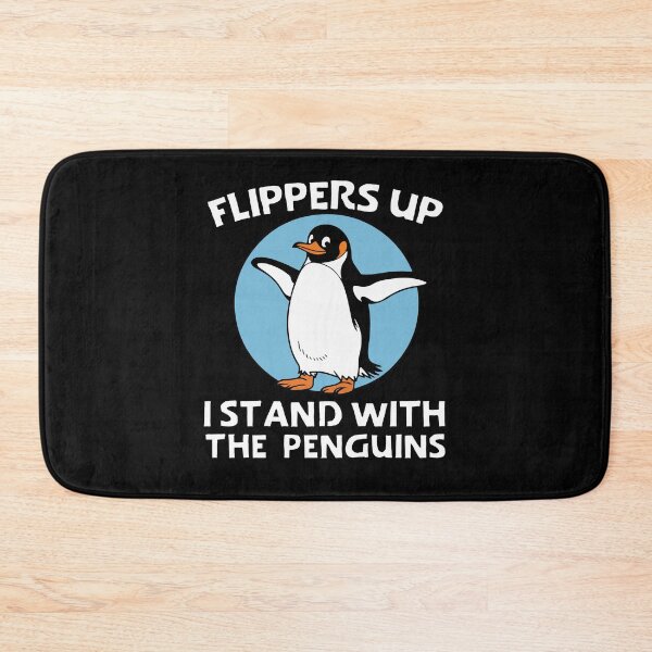 Item preview, Funny Penguin Flippers Up I Stand With The Penguins designed and sold by khallidaart.
