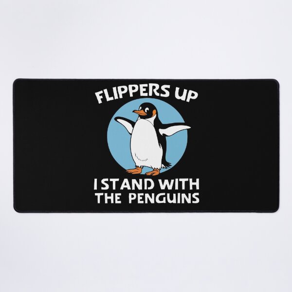 Item preview, Funny Penguin Flippers Up I Stand With The Penguins designed and sold by khallidaart.