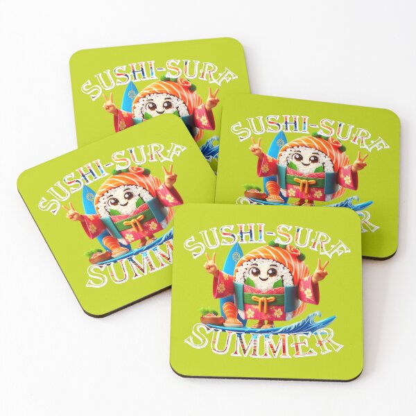 Item preview, SUSHI SURFER designed and sold by KRISS DEL - STUDIO.
