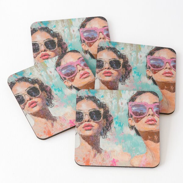 Item preview, Beach, Sun and Glasses by Elin Norrgård designed and sold by VelvetEchoArt.
