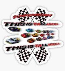 TALLADEGA Super speedway race car design by MotorManiac Sticker