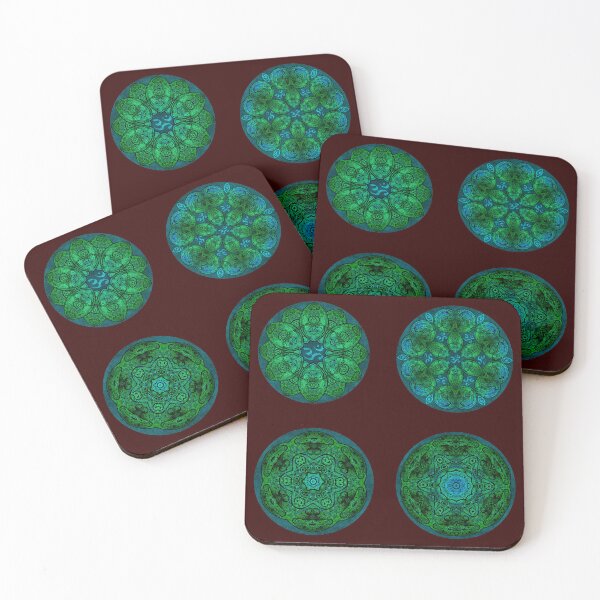Item preview, Ocean Mandala Sticker Sheet Mystical Vibe Om Symbol Aum Meditation Decal Third Eye Decal Laptop Sticker Yoga Lover Gift for Her Scrapbooking designed and sold by Prem-Adri.