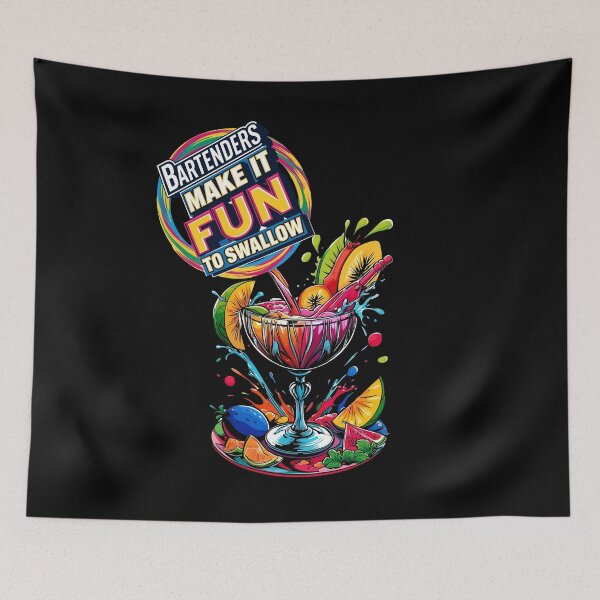 Item preview, Funny Bartenders Make It Fun To Swallow designed and sold by Zayavca.