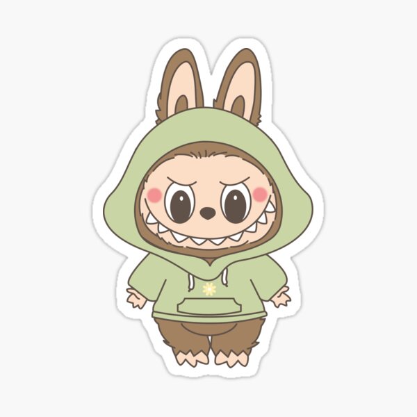 Labubu Toffee with sweatshirt Sticker