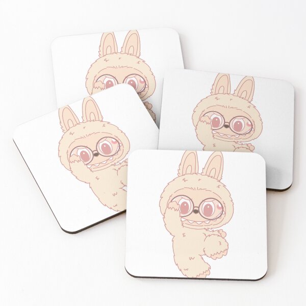 Item preview, Labubu Soy Milk w glasses designed and sold by violetinjapan.