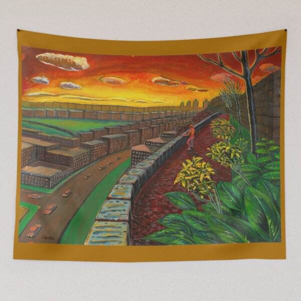 Item preview, Looking down on Broadway from Ft. Tryon Park in Washington Heights, Manhattan designed and sold by Charles Harker.