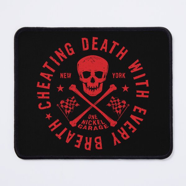 Item preview, One Nickel Garage / Cheating Death With Every Breath T-Shirt v3 designed and sold by TheKellyNickels.
