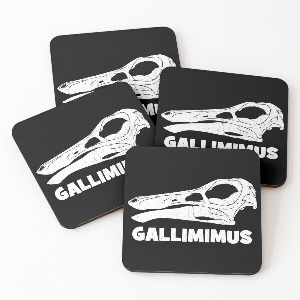 Item preview, Gallimimus fossil skull designed and sold by NicGrayGraphic.