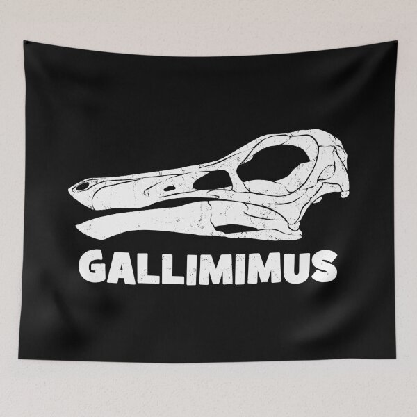 Item preview, Gallimimus fossil skull designed and sold by NicGrayGraphic.