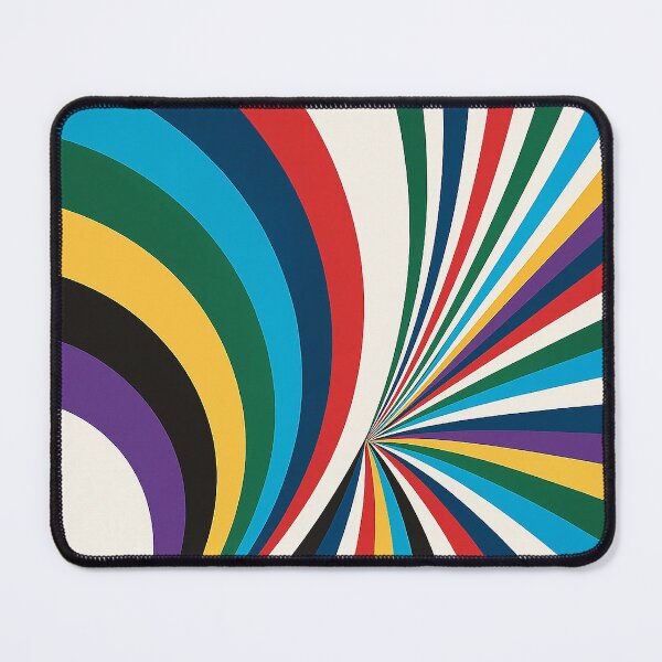 Item preview, Retro Rainbow Geometric Spiral Burst	 designed and sold by weirdfishes123.