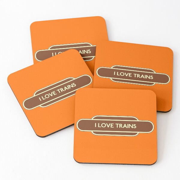 Item preview, For The Love Of Trains... (Brown) designed and sold by dredfell.