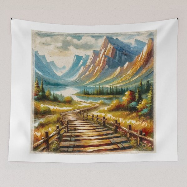 Item preview, Wooden Sidewalk designed and sold by Anas Arts.