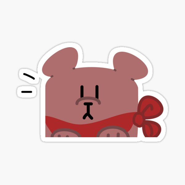 Ber Peek Sticker