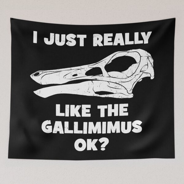 Item preview, Gallimimus fossil skull designed and sold by NicGrayGraphic.