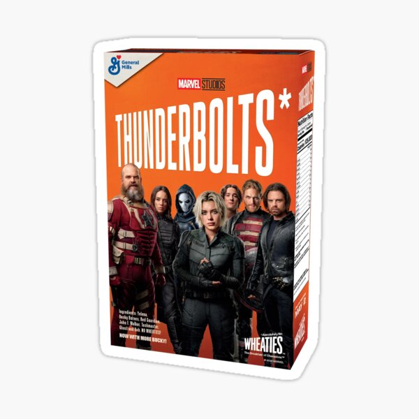 Item preview, THUNDERBOLTS Cereal Box (3-Dimensional) designed and sold by TrailrEditorPOV.